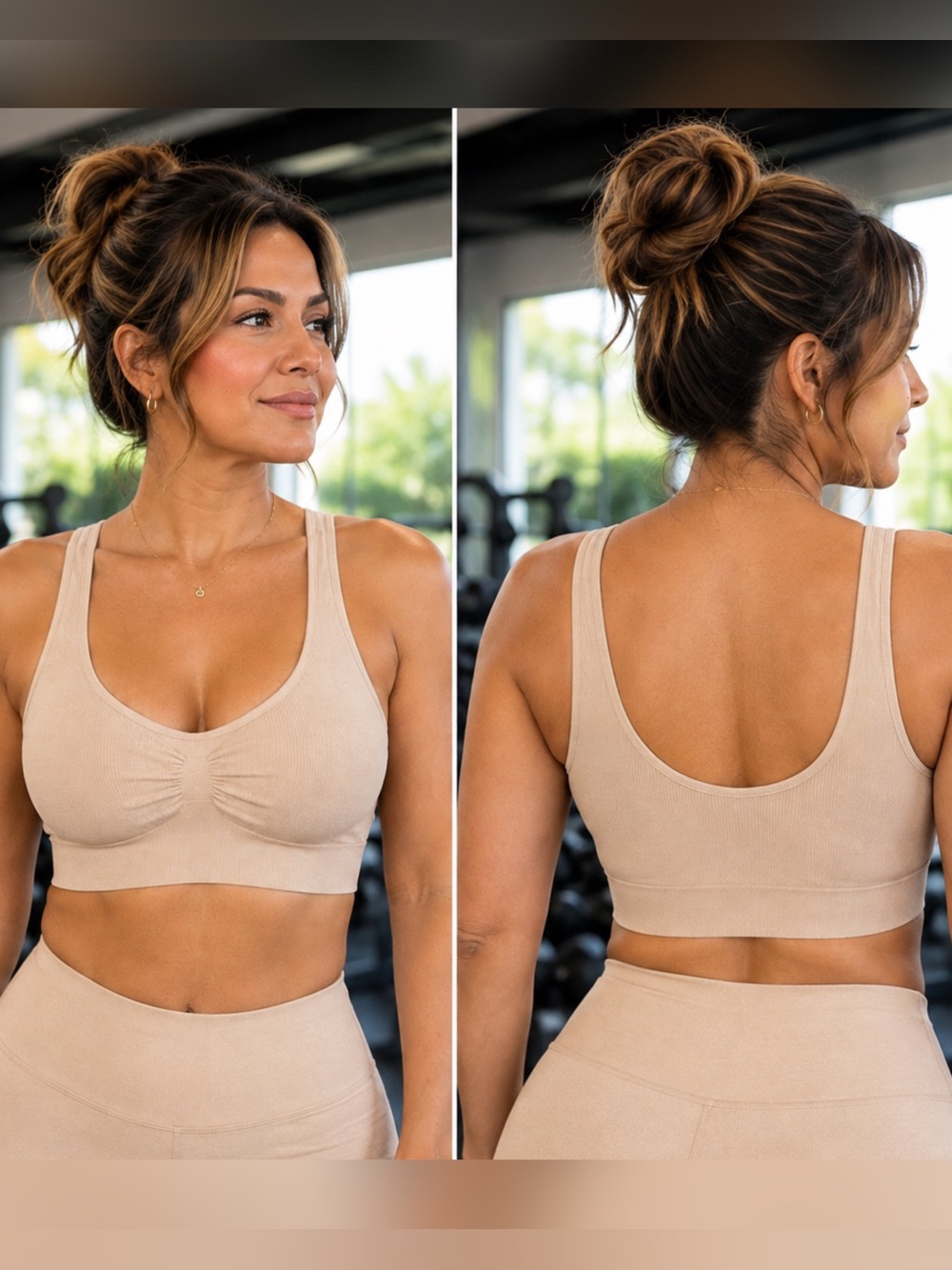 🌙✨🆕🏷️ Under Where Seamless Ribbed Sports Bralette XL